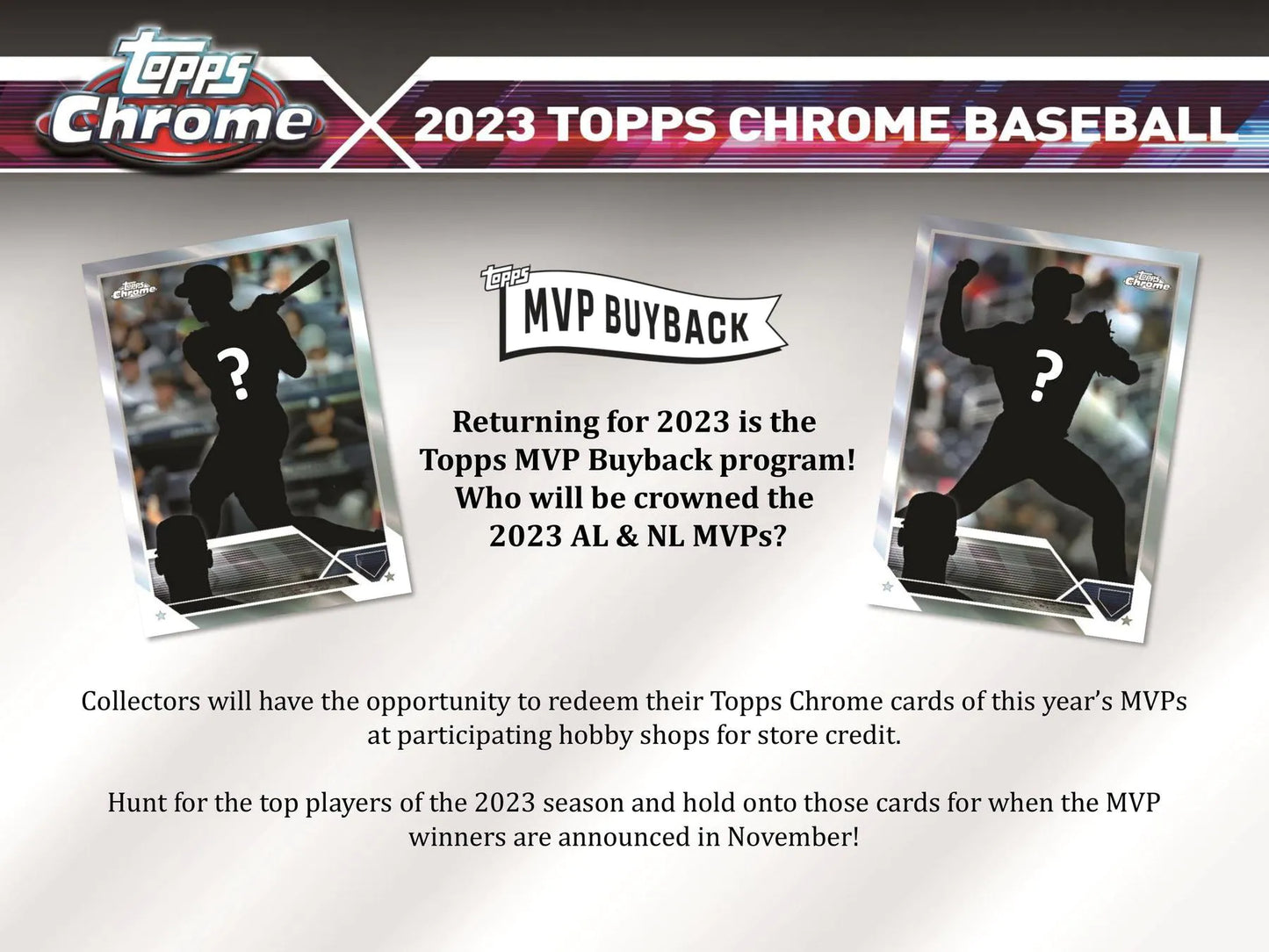 2023 Topps Chrome Baseball Hobby Box