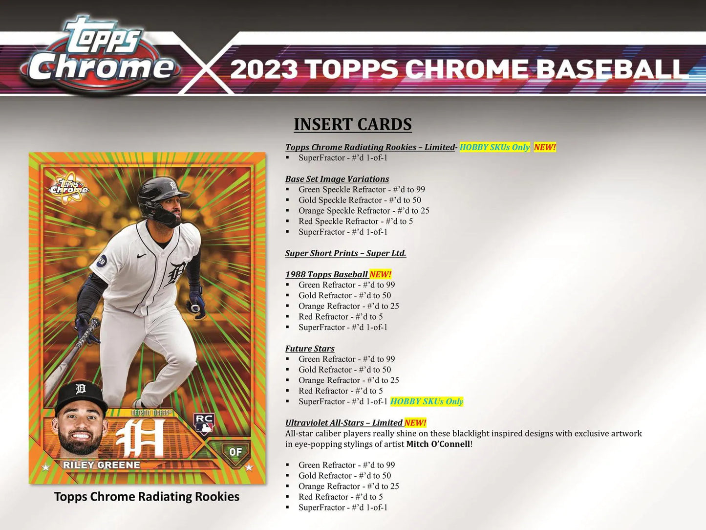 2023 Topps Chrome Baseball Hobby Jumbo Box