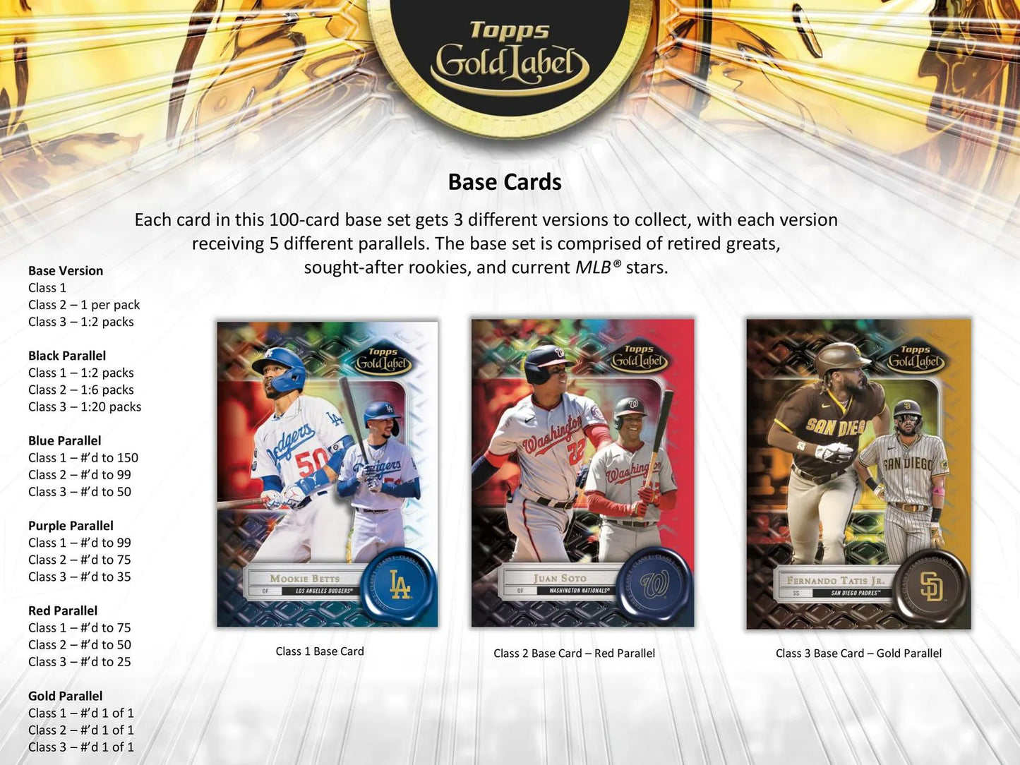 2022 Topps Gold Label Baseball Hobby Box