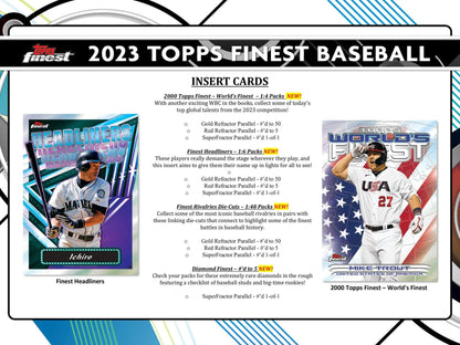 2023 Topps Finest Baseball Hobby Box