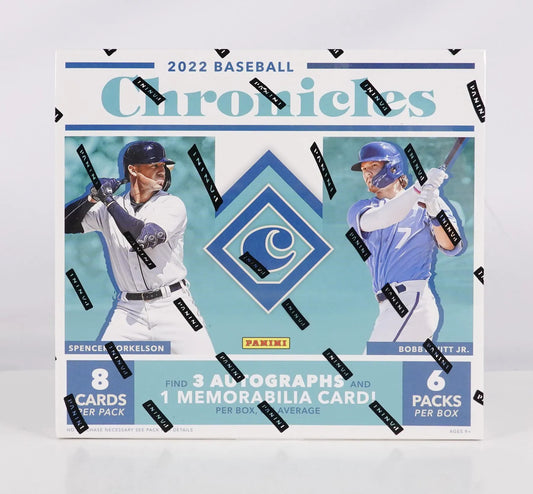 2022 Panini Chronicles Baseball Hobby Box