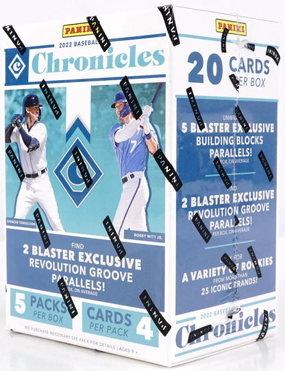 2022 Panini Chronicles Baseball 5-Pack Blaster Box