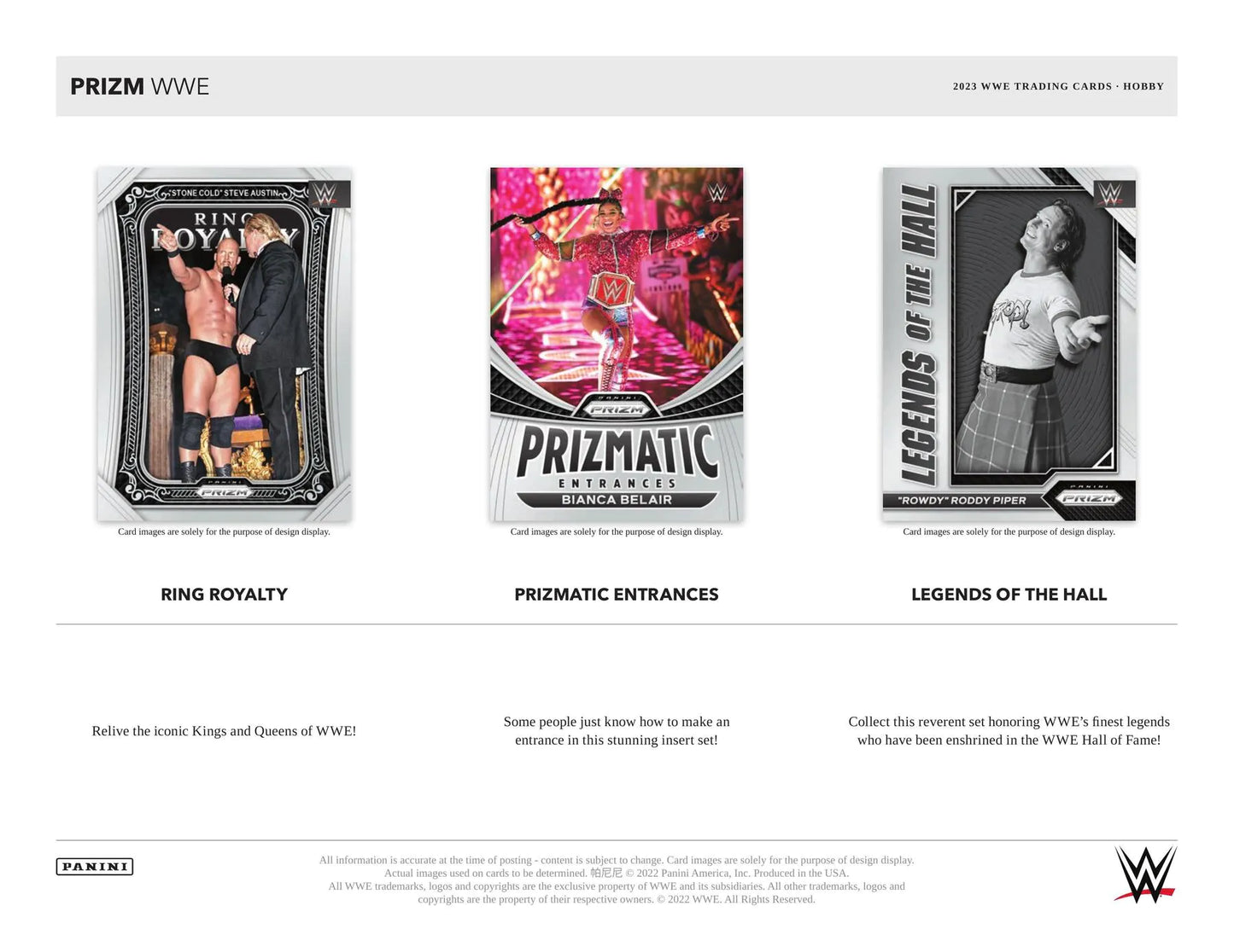 2023 Panini Prizm WWE Wrestling Hobby Box