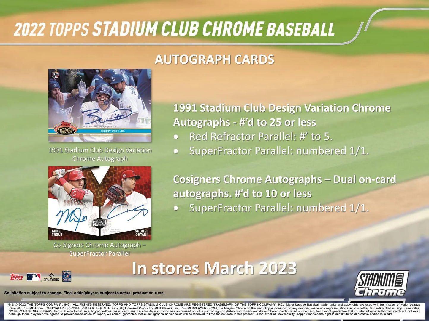 2022 Topps Stadium Club Chrome Baseball Hobby Box