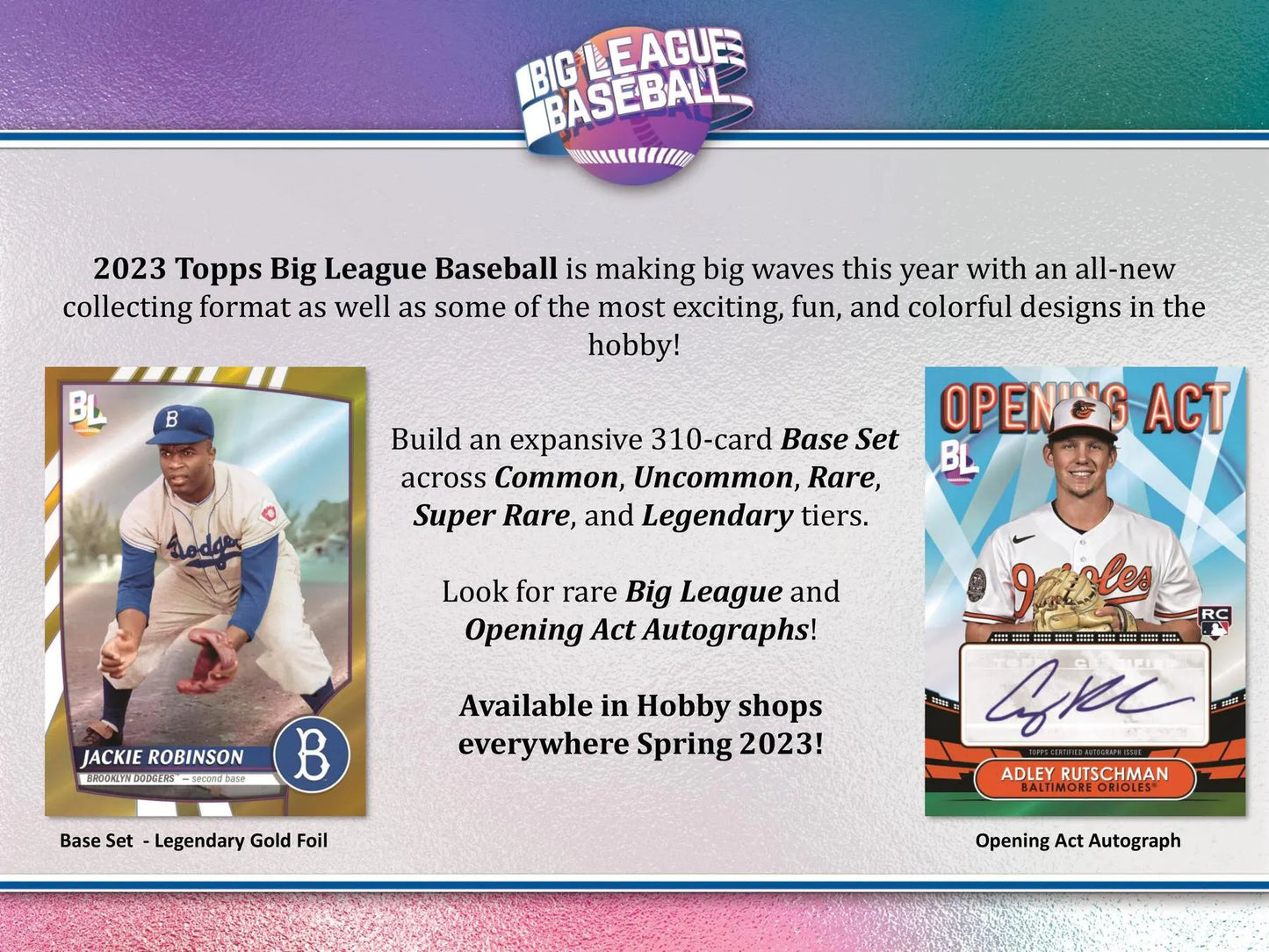 2023 Topps Big League Baseball Hobby Box