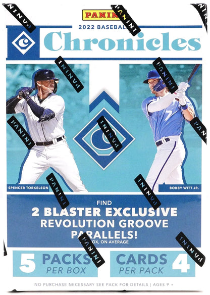 2022 Panini Chronicles Baseball 5-Pack Blaster Box