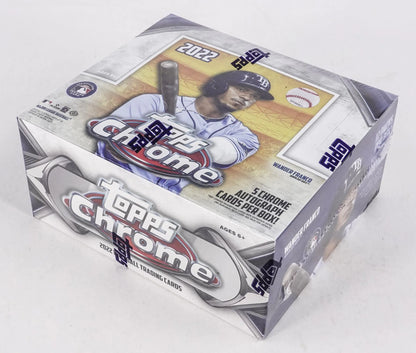 2022 Topps Chrome Baseball Hobby Jumbo Box